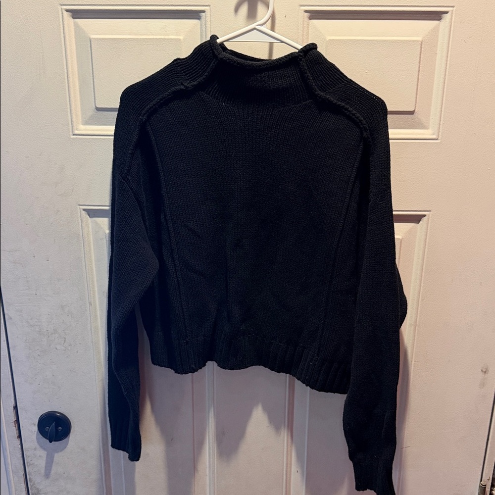 Zara Black Turtleneck Sweater